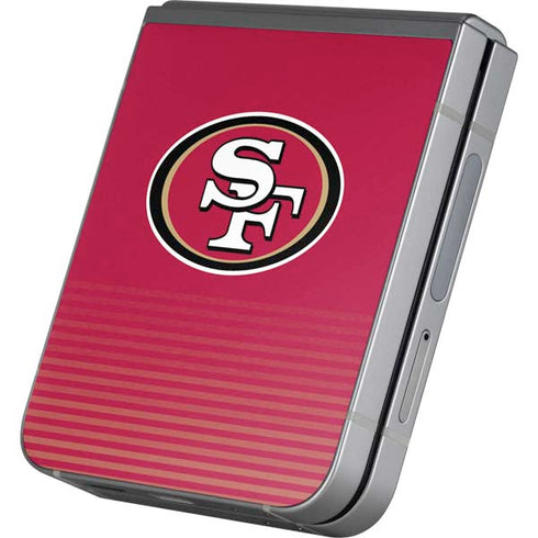 NFL San Francisco 49ers Breakaway Galaxy Z Flip6 Skin