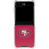 NFL San Francisco 49ers Breakaway Galaxy Z Flip6 Clear Case