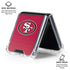 NFL San Francisco 49ers Breakaway Galaxy Z Flip6 Clear Case