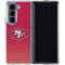NFL San Francisco 49ers Breakaway Galaxy Z Fold5 5G Clear Case