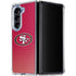 NFL San Francisco 49ers Breakaway Galaxy Z Fold5 5G Clear Case