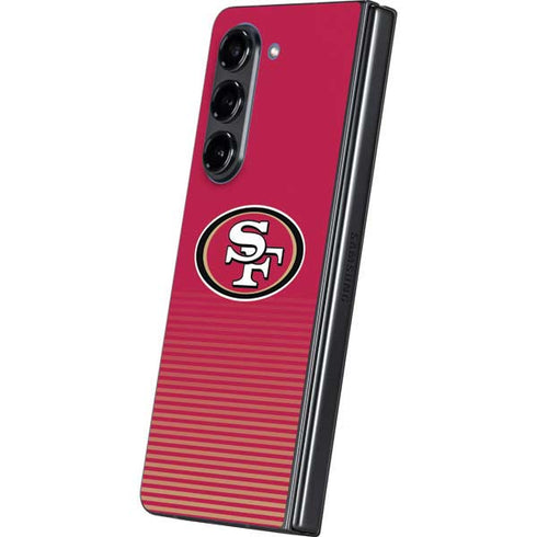 NFL San Francisco 49ers Breakaway Galaxy Z Fold5 5G Skin