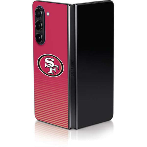 NFL San Francisco 49ers Breakaway Galaxy Z Fold5 5G Skin
