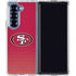 NFL San Francisco 49ers Breakaway Galaxy Z Fold6 Clear Case