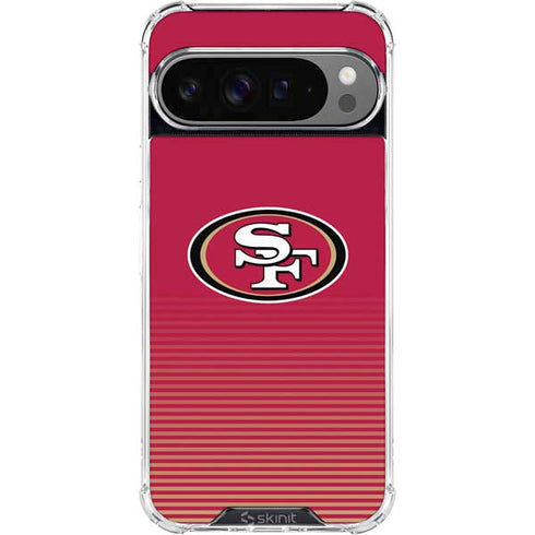 NFL San Francisco 49ers Breakaway Google Pixel 10 Pro XL Clear Case