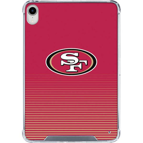 NFL San Francisco 49ers Breakaway iPad 11th Gen (2025) Clear Case