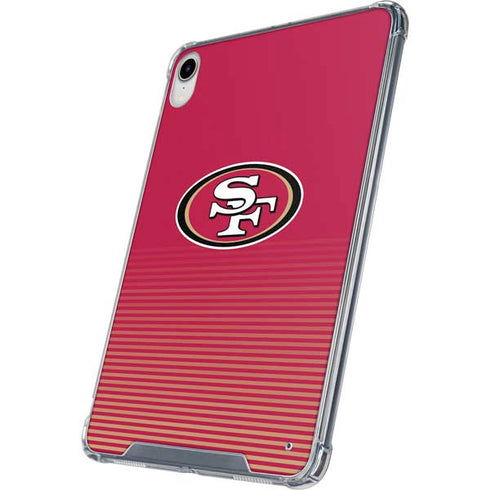 NFL San Francisco 49ers Breakaway iPad 11th Gen (2025) Clear Case