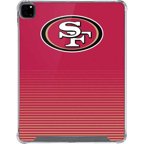 NFL San Francisco 49ers Breakaway iPad Pro 12.9in (2020) Clear Case