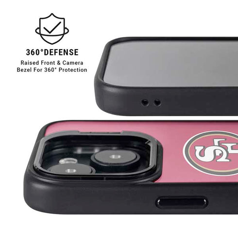 NFL San Francisco 49ers Breakaway iPhone 14 Plus Kickstand Case
