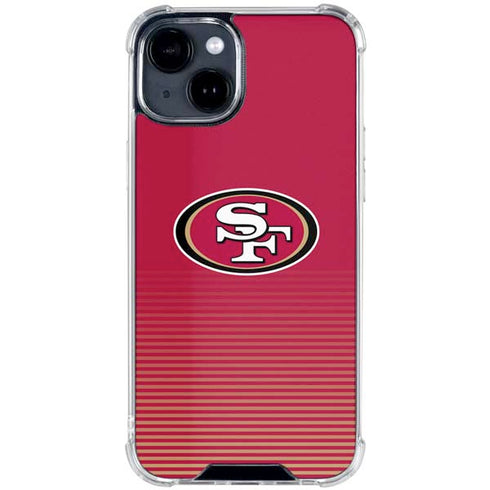 NFL San Francisco 49ers Breakaway iPhone 15 Clear Case