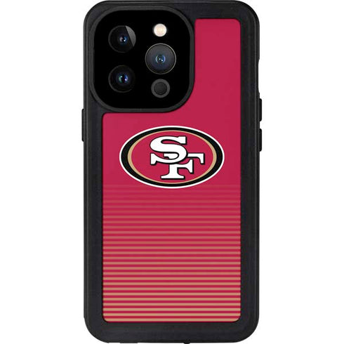 NFL San Francisco 49ers Breakaway iPhone 15 Pro Waterproof Case