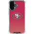 NFL San Francisco 49ers Breakaway iPhone 16 Clear Case