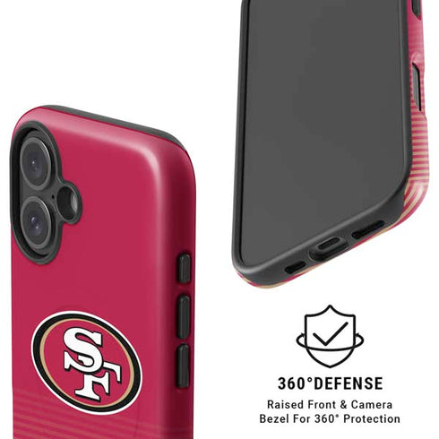 NFL San Francisco 49ers Breakaway iPhone 16 Magsafe Impact Case