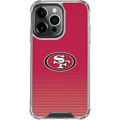 NFL San Francisco 49ers Breakaway iPhone 16 Pro Clear Case