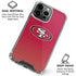 NFL San Francisco 49ers Breakaway iPhone 16 Pro Clear Case