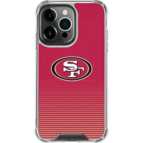 NFL San Francisco 49ers Breakaway iPhone 16 Pro Max Clear Case