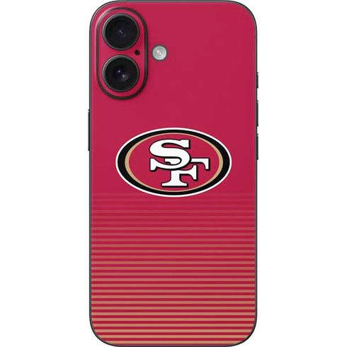 NFL San Francisco 49ers Breakaway iPhone 16 Skin