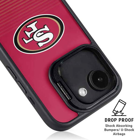 NFL San Francisco 49ers Breakaway iPhone 16e Kickstand Case
