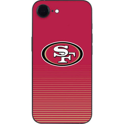 NFL San Francisco 49ers Breakaway iPhone 16e Skin