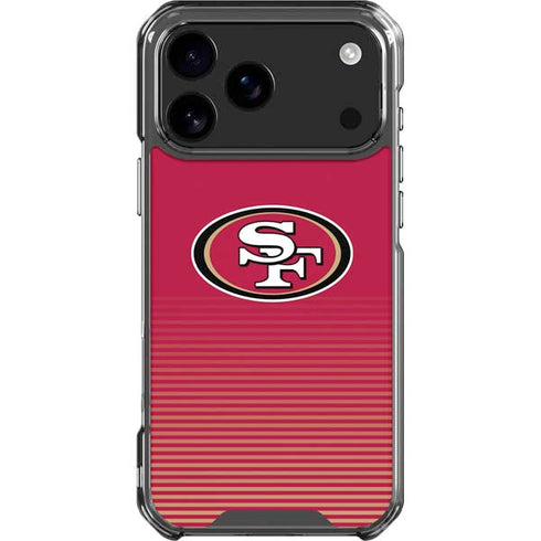 NFL San Francisco 49ers Breakaway iPhone 18 Pro Max Clear Case