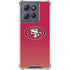 NFL San Francisco 49ers Breakaway Moto G 5G (2025) Clear Case