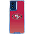 NFL San Francisco 49ers Breakaway Moto G Play 4G (2024) Clear Case