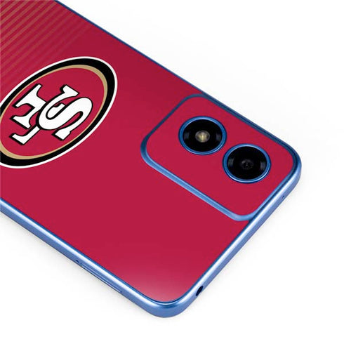 NFL San Francisco 49ers Breakaway Moto G Play 4G (2024) Skin