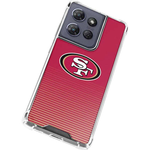 NFL San Francisco 49ers Breakaway Moto G Play 5G (2025) Clear Case