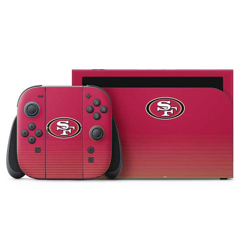 NFL San Francisco 49ers Breakaway Nintendo Skins