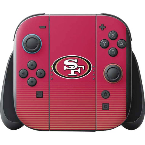 NFL San Francisco 49ers Breakaway Nintendo Switch 2 (2025) with Joy-Con Skin