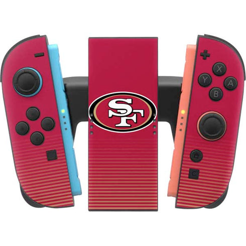 NFL San Francisco 49ers Breakaway Nintendo Switch 2 (2025) Joy-Con Controller Skin