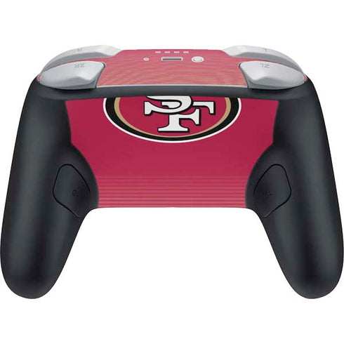 NFL San Francisco 49ers Breakaway Nintendo Switch 2 (2025) Pro Controller Skin