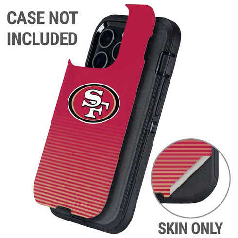 NFL San Francisco 49ers Breakaway Otterbox Defender iPhone Skin