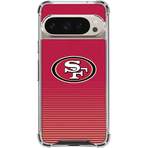 NFL San Francisco 49ers Breakaway Pixel 9/9 Pro Clear Case