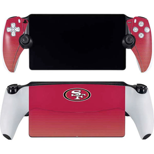 NFL San Francisco 49ers Breakaway PlayStation Portal Remote Player Skin
