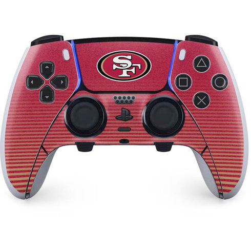NFL San Francisco 49ers Breakaway PS5 DualSense Edge Pro Controller Skin