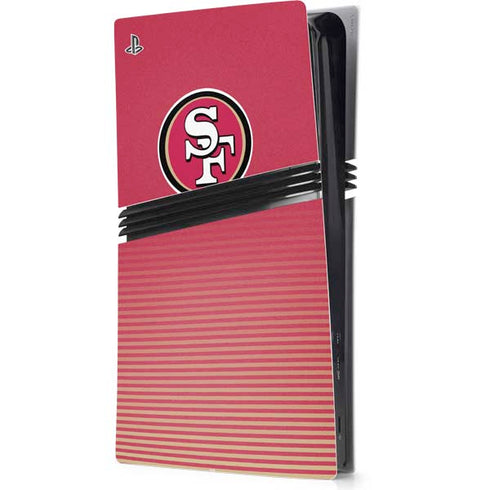 NFL San Francisco 49ers Breakaway PS5 Pro Console Skin