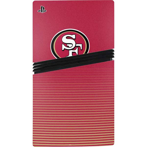 NFL San Francisco 49ers Breakaway PS5 Pro Console Skin