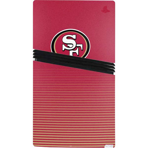 NFL San Francisco 49ers Breakaway PS5 Pro Console Skin