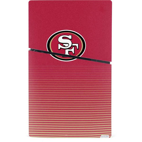 NFL San Francisco 49ers Breakaway PS5 Slim Digital Edition Console Skin