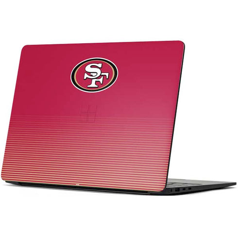 NFL San Francisco 49ers Breakaway Surface Laptop 7 13.8in Skin