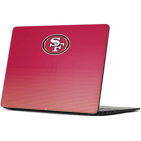 NFL San Francisco 49ers Breakaway Surface Laptop 7 15in Skin