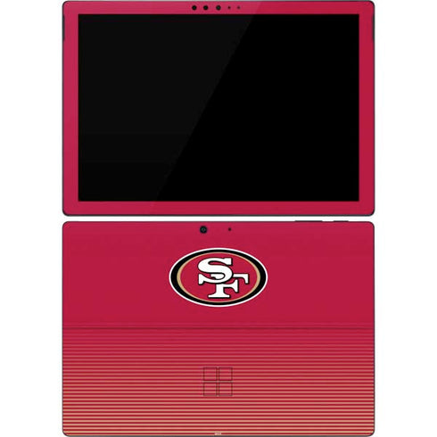 NFL San Francisco 49ers Breakaway Surface Pro 7 Skin