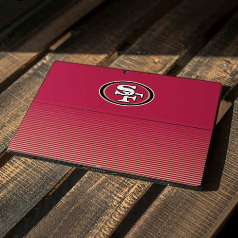 NFL San Francisco 49ers Breakaway Surface Pro 7 Skin