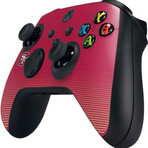 NFL San Francisco 49ers Breakaway Xbox Series X Controller Skin