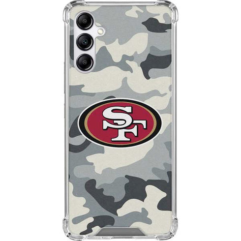 NFL San Francisco 49ers Camo Gabb Phone 4 Clear Case