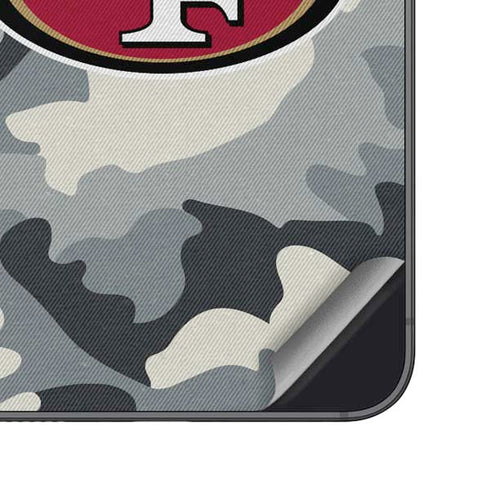 NFL San Francisco 49ers Camo Galaxy A16 5G Skin