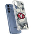NFL San Francisco 49ers Camo Galaxy A35 5G Clear Case