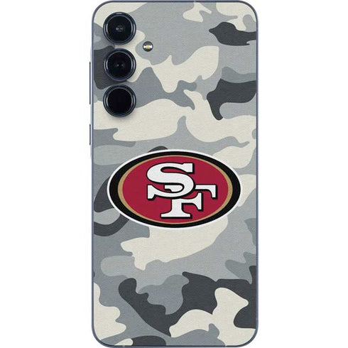 NFL San Francisco 49ers Camo Galaxy A35 5G Skin