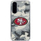 NFL San Francisco 49ers Camo Galaxy A36 5G Clear Case